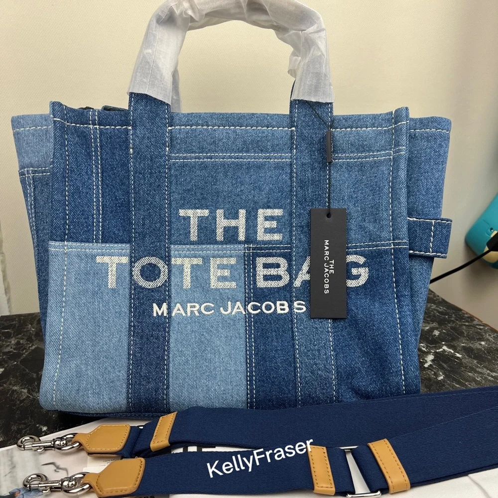 NWT MARC JACOBS THE JACQUARD MEDIUM TOTE BAG - Picture 1 of 15